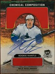 Nils Hoglander Hockey Cards 2020 Upper Deck The Cup Chemical Composition Mantle Autographs Prices