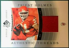Priest Holmes [Single Jersey] Football Cards 2003 SP Authentic Threads Prices