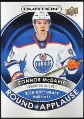 Connor McDavid #RA-33 Hockey Cards 2021 Upper Deck Ovation Round of Applause Prices
