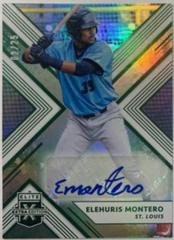 Elehuris Montero [Autograph Emerald] #151 Baseball Cards 2018 Panini Elite Extra Edition Prices