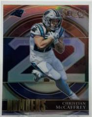 Christian McCaffrey [Silver] #SN-20 Football Cards 2021 Panini Select Numbers Prices