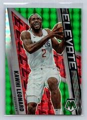 Kawhi Leonard [Green] #11 Basketball Cards 2021 Panini Mosaic Elevate Prices
