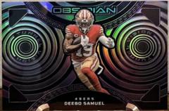 Deebo Samuel [Purple Electric Etch] Football Cards 2023 Panini Obsidian Tunnel Vision Prices