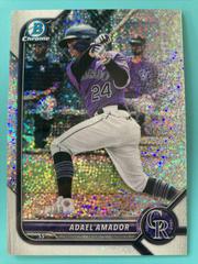 Adael Amador [Speckle Refractor] #BCP-109 Baseball Cards 2022 Bowman Chrome Prospects Prices