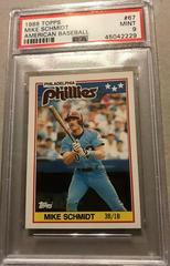 Mike Schmidt #67 Baseball Cards 1988 Topps American Prices