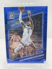 Shai Gilgeous Alexander [Blue Velocity] Basketball Cards 2021 Panini Donruss Optic Prices