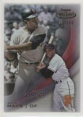 Willie Mays [Class 1 Red] #100 Baseball Cards 2016 Topps Gold Label Prices