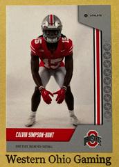 Calvin Simpson Hunt #15 Football Cards 2023 ONIT Athlete Ohio State Buckeyes Prices