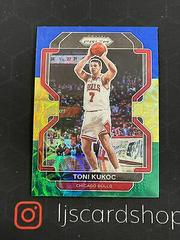 Toni Kukoc [Blue Yellow Green Choice Prizm] #247 Basketball Cards 2021 Panini Prizm Prices