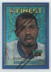 Greg Anthony Refractor Basketball Cards 1995 Finest Prices