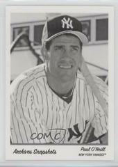 Paul O'Neill [Black and White] Baseball Cards 2016 Topps Archives Snapshots Prices