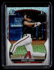 Druw Jones [Mega Box Mojo Refractor] Baseball Cards 2023 Bowman Chrome Prospects Prices