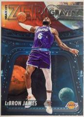 LeBron James Basketball Cards 2022 Panini Hoops Zero Gravity Prices