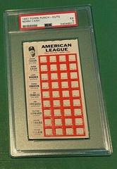 Norm Cash Baseball Cards 1967 Topps Punch Outs Prices
