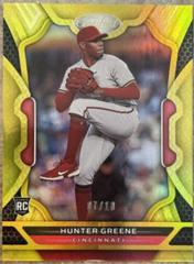 Hunter Greene [Holo Gold] #35 Baseball Cards 2022 Panini Chronicles Certified Prices