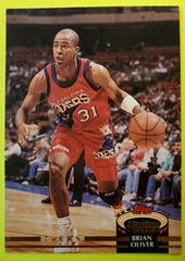 Brian Oliver #113 Basketball Cards 1992 Topps Prices