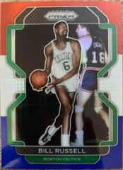 Bill Russell [Red Blue Purple Choice Prizm] Basketball Cards 2021 Panini Prizm Prices