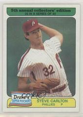 Steve Carlton Baseball Cards 1985 Drake's Prices