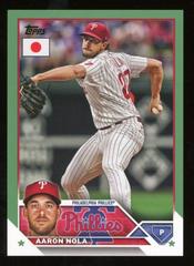 Aaron Nola [Jade Green] #191 Baseball Cards 2023 Topps Japan Edition Prices