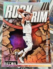 Luka Doncic #25 Basketball Cards 2023 Panini Recon Rock the Rim Prices