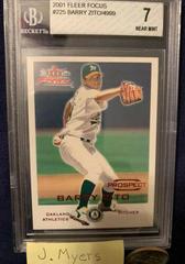 Barry Zito #225 Baseball Cards 2001 Fleer Focus Prices