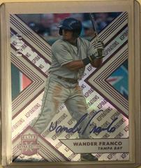 Wander Franco [Autograph Aspirations Purple] #67 Baseball Cards 2018 Panini Elite Extra Edition Prices