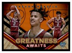 Trevon Brazile [Orange Refractor] #GA-2 Basketball Cards 2023 Bowman Best University Greatness Awaits Prices