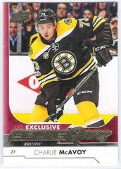 Charlie McAvoy [Exclusives] Hockey Cards 2017 Upper Deck Prices
