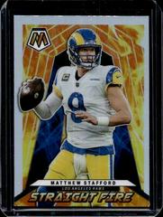 Matthew Stafford [Silver] Football Cards 2022 Panini Mosaic Straight Fire Prices