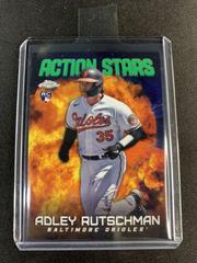 Adley Rutschman [Green] Baseball Cards 2023 Topps Chrome Update Action Stars Prices