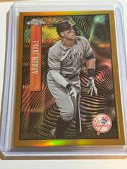 Aaron Judge [Gold] Baseball Cards 2022 Topps Chrome Sonic Expose Prices