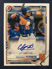 Edgardo Fermin #PAPR-EF Baseball Cards 2021 Bowman Paper Prospects Autographs Prices