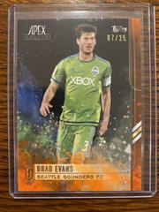 Brad Evans [Orange] #58 Soccer Cards 2015 Topps Apex MLS Prices