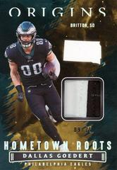 Dallas Goedert [Gold] Football Cards 2022 Panini Origins Hometown Roots Prices