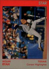 Nolan Ryan [Career Highlights] #10 Baseball Cards 1991 Star Ryan Prices