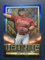 Jose Altuve [Blue] #BI-15 Baseball Cards 2023 Bowman Chrome Iconic Prices