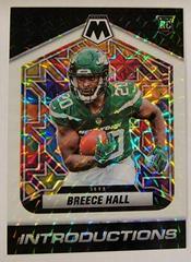 Breece Hall [White] #I-10 Football Cards 2022 Panini Mosaic Introductions Prices