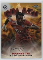 Mathys Tel [Gold] #G-15 Soccer Cards 2022 Topps Chrome UEFA Club Competitions Golazo Prices