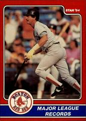 Carl Yastrzemski [Major League Records] Baseball Cards 1984 Star Yastrzemski Prices