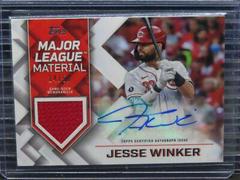 Jesse Winker #MLMA-JW Baseball Cards 2022 Topps Major League Material Autographs Prices