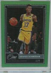 Dennis Schroder [Green] #7 Basketball Cards 2020 Panini One and One Prices