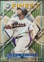 Kirby Puckett #167 Baseball Cards 1995 Topps Finest Insert Prices