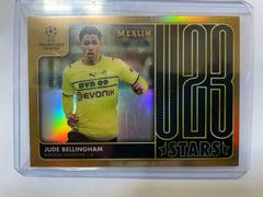 Jude Bellingham [Gold] Soccer Cards 2021 Topps Merlin Chrome UEFA U23 Stars Prices