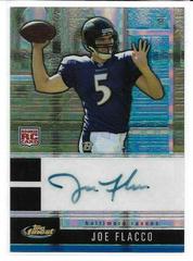Joe Flacco [Autograph Blue Xfractor] #105 Football Cards 2008 Topps Finest Prices
