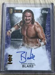 Blake [Purple] Wrestling Cards 2015 Topps WWE Undisputed NXT In Line Autographs Prices