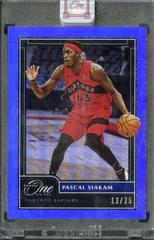 Pascal Siakam [Blue] Basketball Cards 2020 Panini One and One Prices