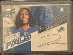 Jahmyr Gibbs [SP Variation Blue Ink] #PPVJG Football Cards 2023 Panini Donruss Elite Pen Pals Autographs Prices