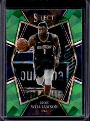 Zion Williamson [Green Ice Prizm] #191 Basketball Cards 2021 Panini Select Prices