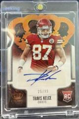 Travis Kelce [Signature Die Cut Silver Holo] #194 Football Cards 2013 Panini Crown Royale Prices