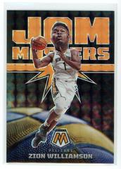 Zion Williamson [Orange Fluorescent] #5 Basketball Cards 2021 Panini Mosaic Jam Masters Prices